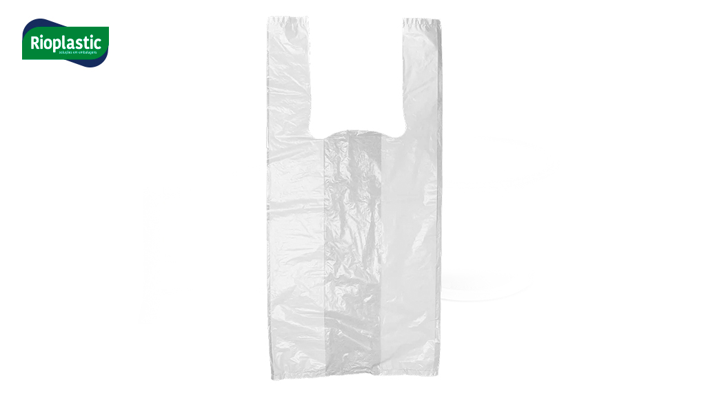 SACOLA RIOPLASTIC PLASTICA LINHA ECONOMICA 29X44CM BRANCA C/1000 UNIDADES