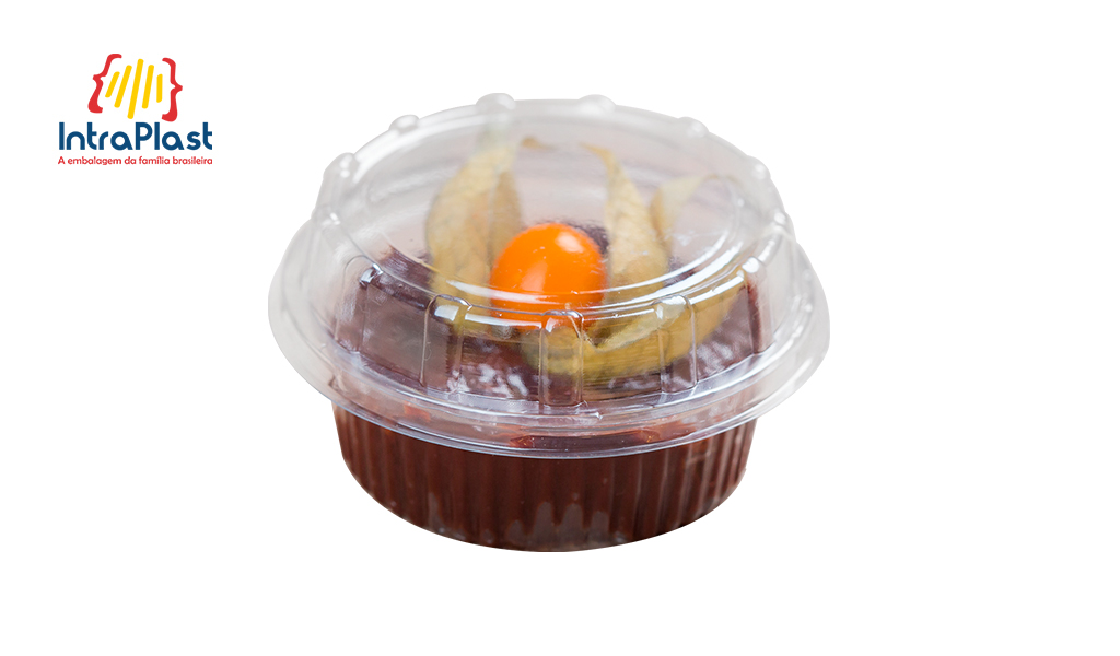 EMBALAGEM INTRAPLAST REDONDA I-640 170ML BASE CRISTAL C/300 UNIDADES