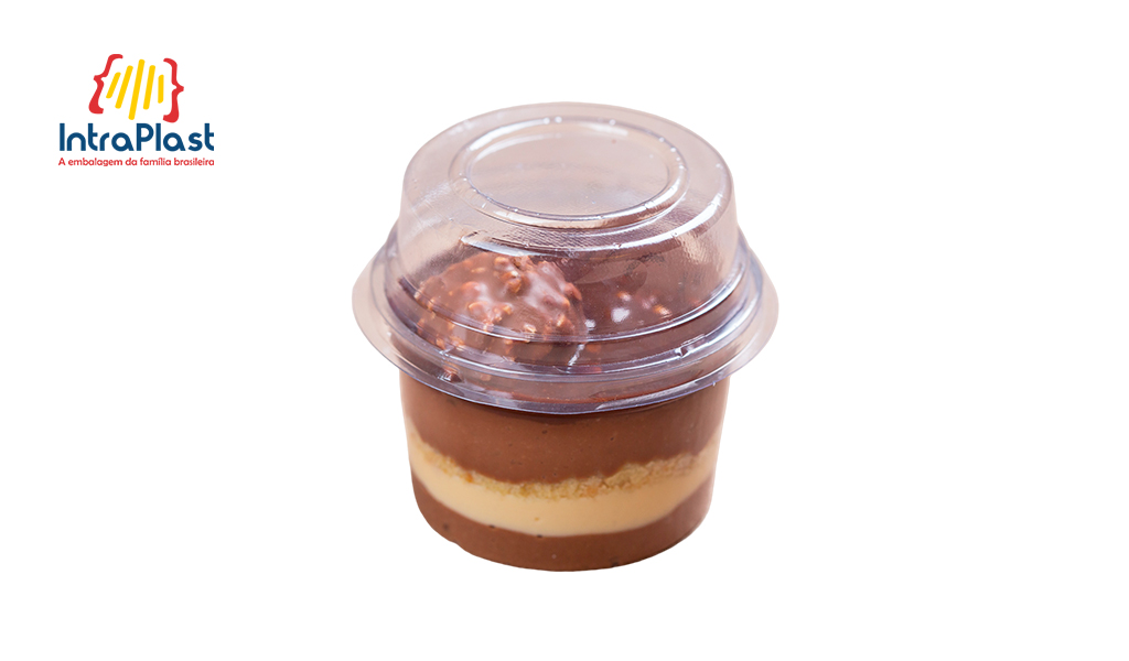 EMBALAGEM INTRAPLAST REDONDA I-670 110ML BASE CRISTAL C/500 UNIDADES