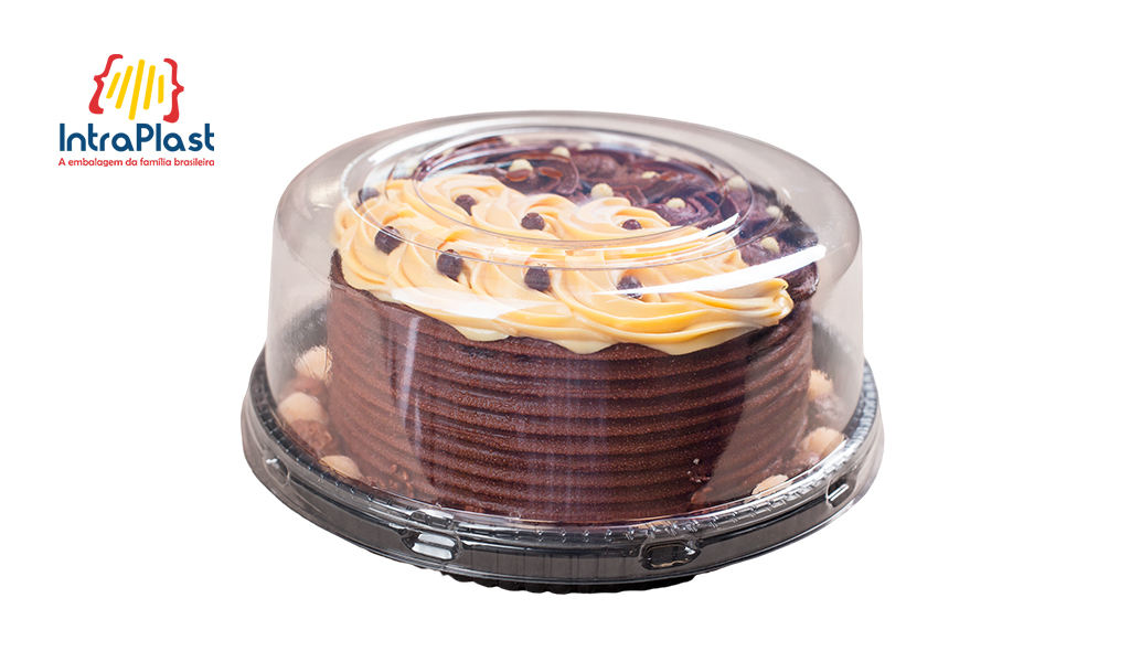 EMBALAGEM INTRAPLAST BOLO B-32 SMART 0,75KG PRETA C/50 UNIDADES