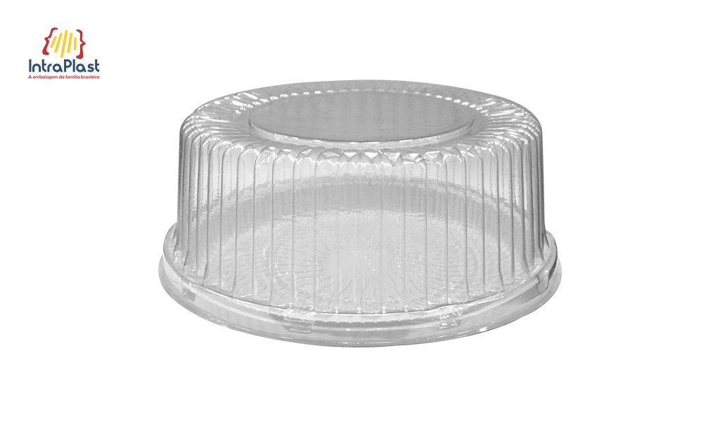 EMBALAGEM INTRAPLAST PARA BOLO I-37 1KG BRANCA C/100