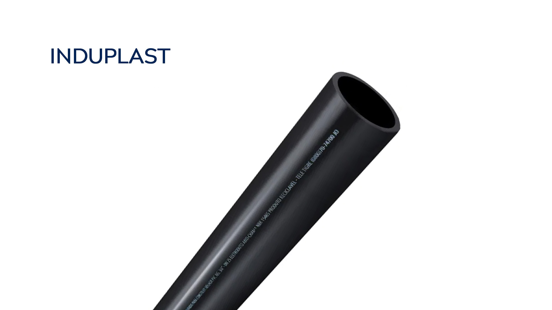 TUBO ELETRODUTO INDUSPLAST PVC 50MM 3 METROS