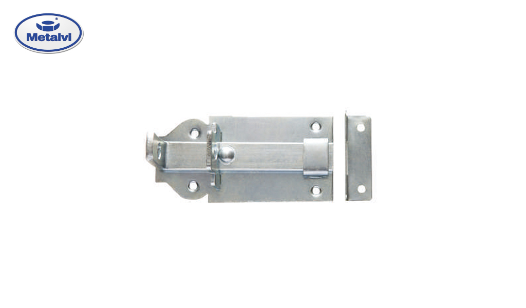 FERROLHO METALVI CHATO PARA CADEADO 4” ZINCADO - BLISTER C/01 UNIDADE