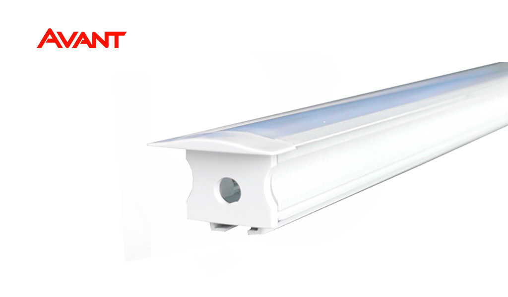 PERFIL AVANT EMBUTIR RISQUE BRANCO FOSCO 24X15MM