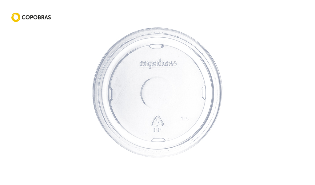 TAMPA COPOBRAS PP P/COPO 240ML TRANSPARENTE C/1000 UNIDADES