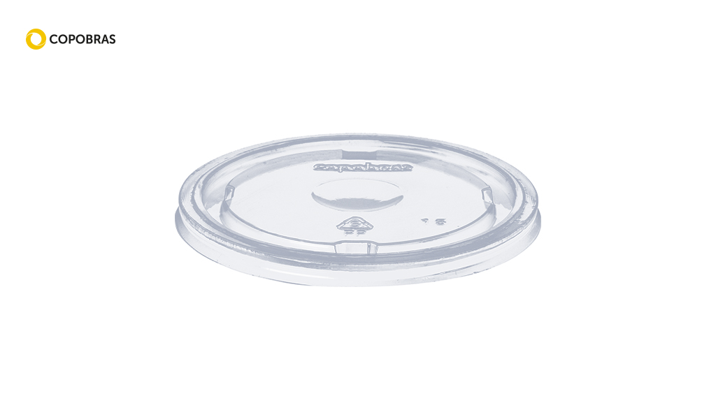 TAMPA COPOBRAS PP P/COPO 180ML TRANSPARENTE C/1000 UNIDADES
