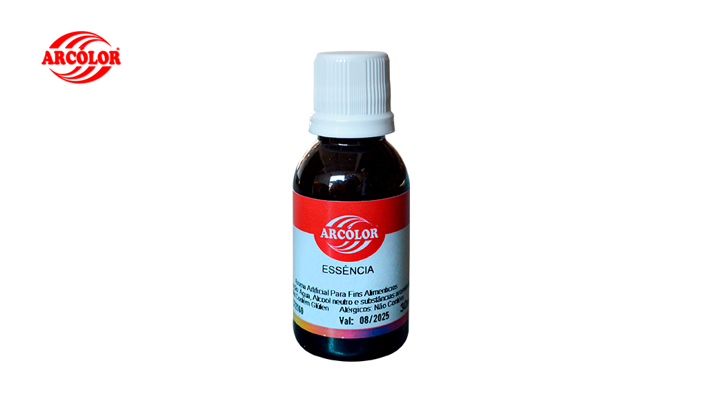 ESSENCIA ARCOLOR ALCOOLICA 30ML MORANGO