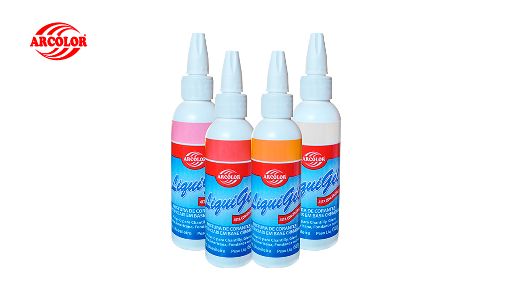 CORANTE ARCOLOR LIQUIGEL 60GR ROSA