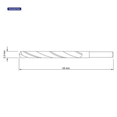 BROCA TRAMONTINA ACO RAP (HSS)  3/32”