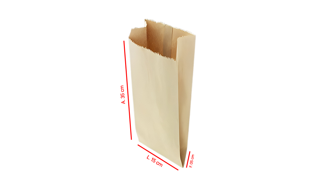 SACO PAPEL CHIARA KRAFT MIX 3KG COM 500 UNIDADES