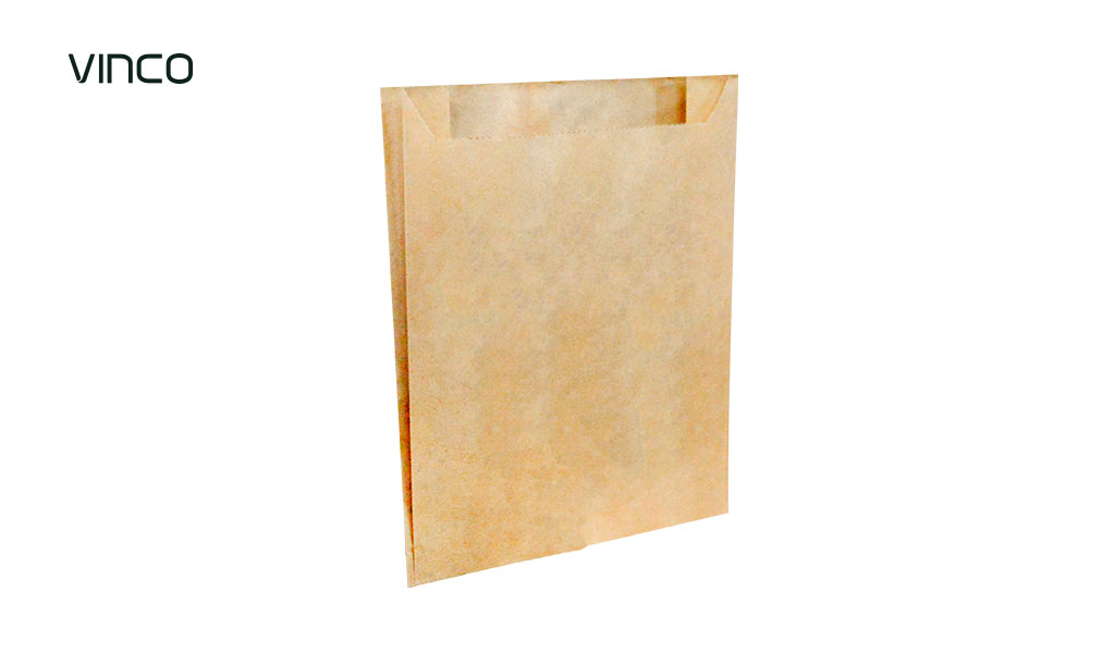SACO HAMBURGAO/BATATA/SALGADOS VINCO PREMIUM 16X13X4,5MM SEM IMPRESSAO - PACOTE COM 400 UNIDADES