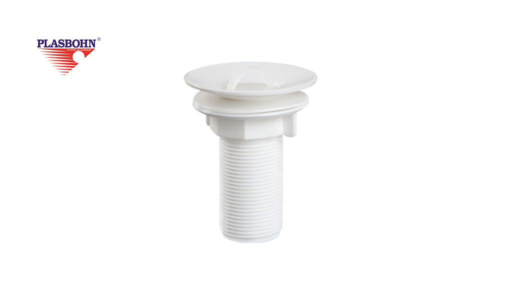 VALVULA PLASBOHN PLASTICO P/LAVATORIO C/LADR 1” V6 BRANCO