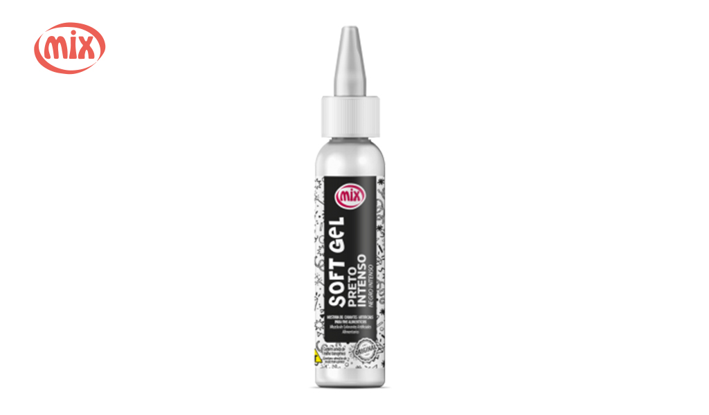 CORANTE MIX SOFTGEL PRETO INTENSO 25G