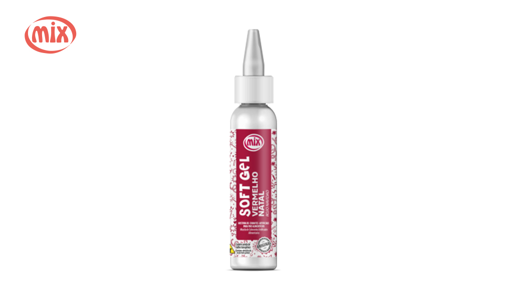 CORANTE MIX SOFTGEL VERMELHO NATAL 25G