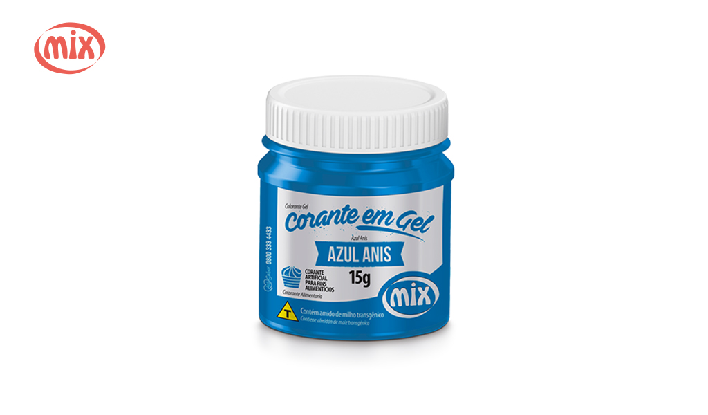 CORANTE MIX GEL AZUL ANIS 15G
