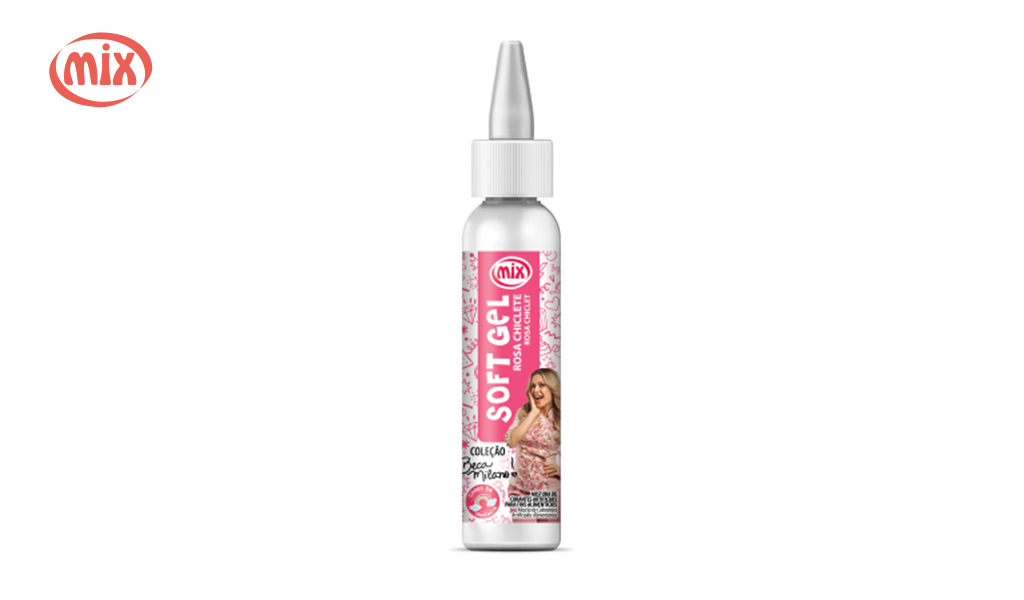 CORANTE MIX SOFTGEL ROSA CHICLETE BECA 25G