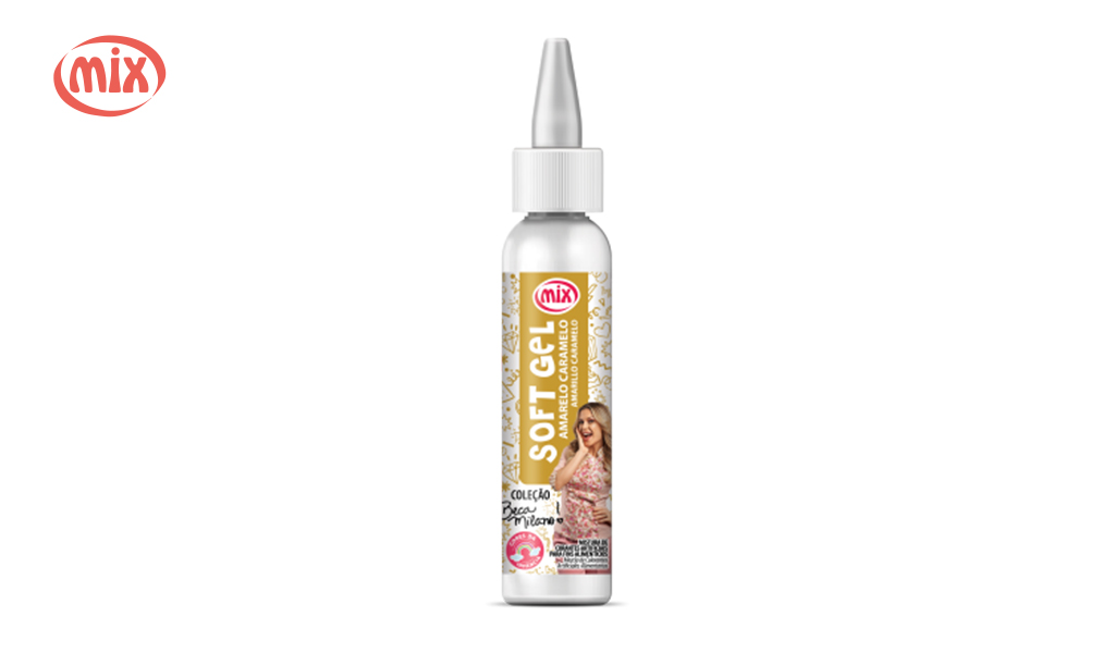 CORANTE MIX SOFTGEL AMARELO CARAMELO BECA 25G