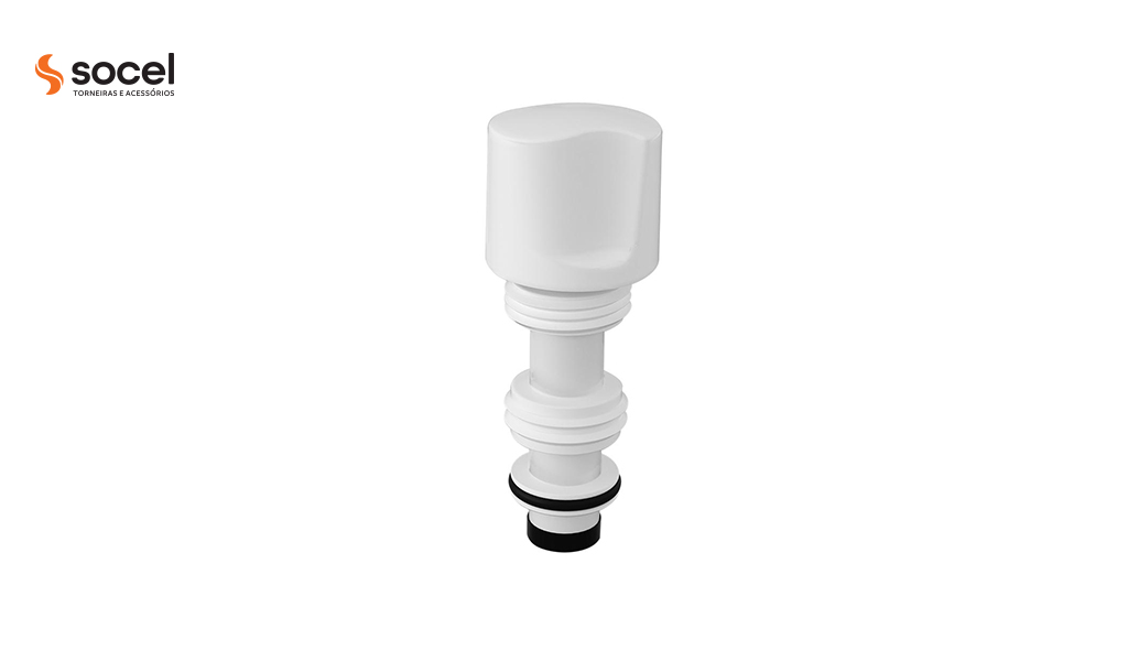 REPARO SOCELPLAST PARA REGISTRO DE PRESSÃO / TORNEIRA TULIPA BRANCO