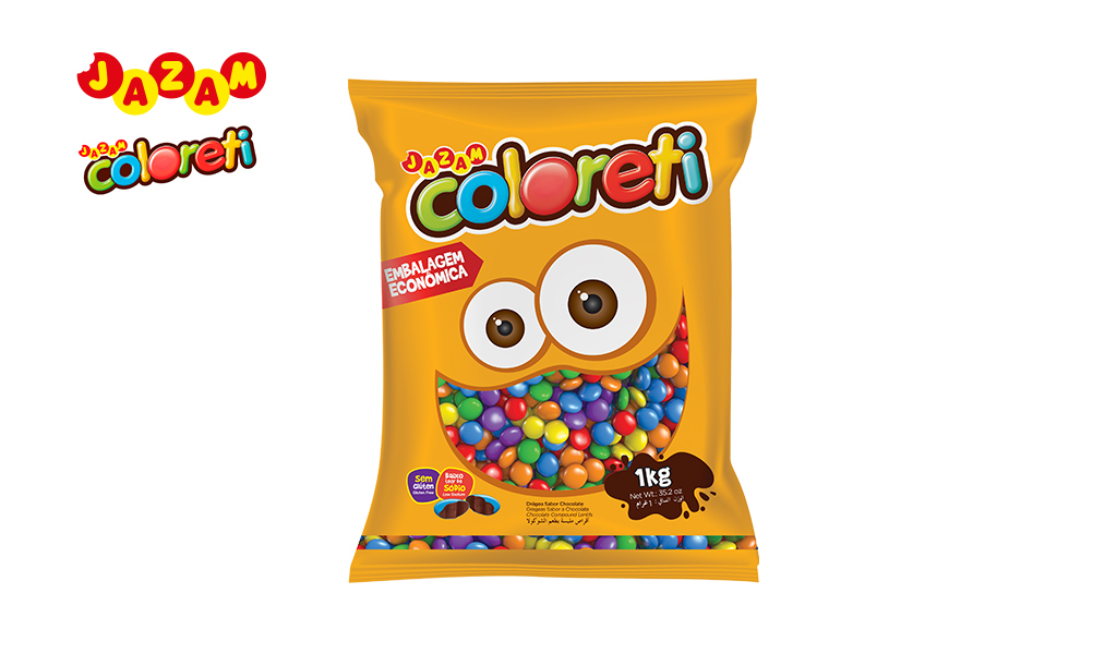 COLORETI JAZAM TRADICIONAL MINI - COM 1KG UNIDADE