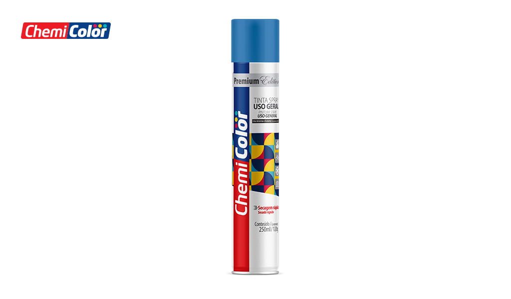 SPRAY CHEMICOLOR USO GERAL 250ML - AZUL CLARO