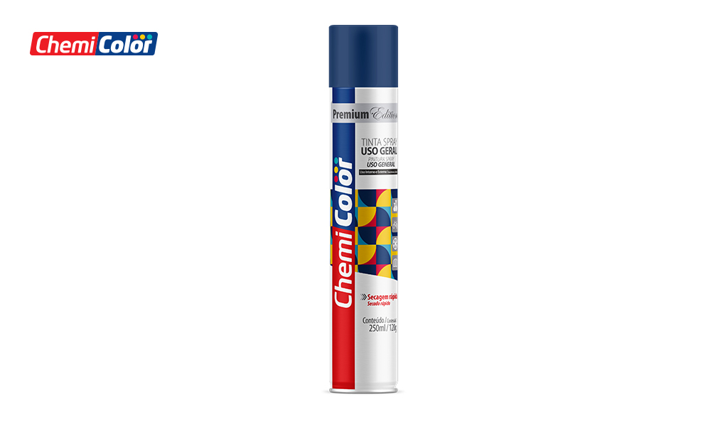 SPRAY CHEMICOLOR USO GERAL 250ML - AZUL ESCURO