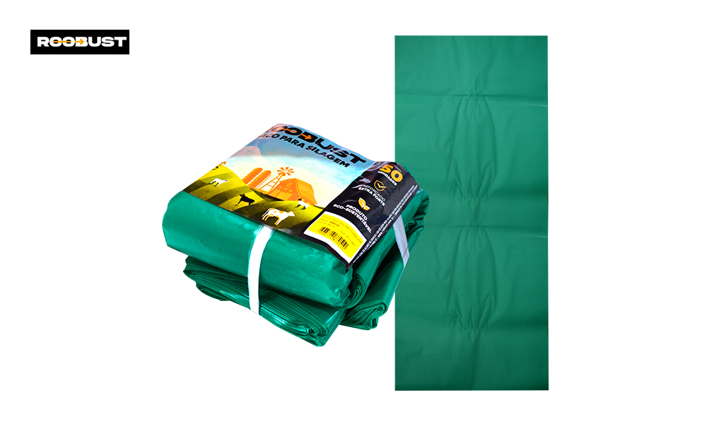 SACO ROOBUST SILAGEM 50X110.0.180 VERDE - COM 50 UNIDADES