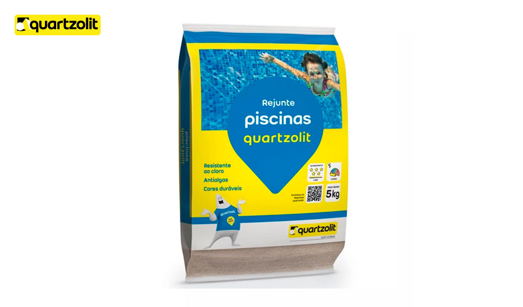 REJUNTE QUARTZOLIT P/PISCINA COR BRANCO - PACOTE C/5KG