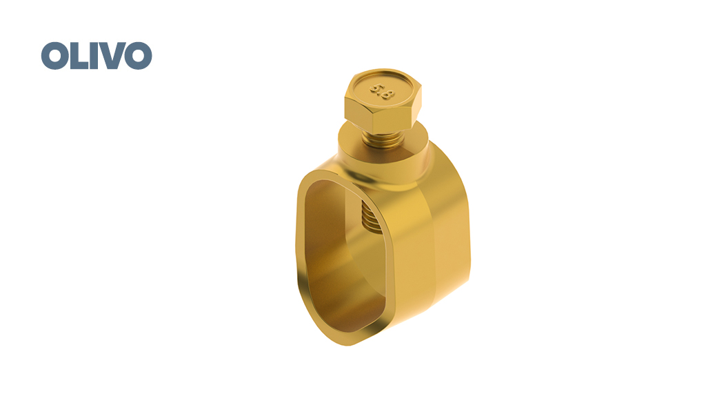 CONECTOR OLIVO HASTE ATERR 3/4” REFOR 