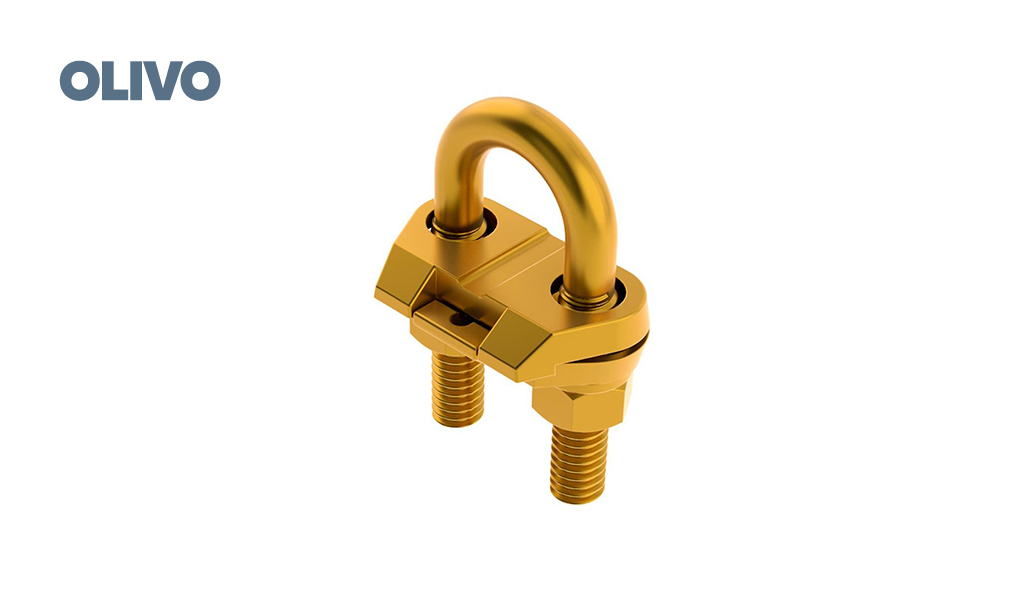 CONECTOR OLIVO HASTE ATERR TIPO U 5/8”