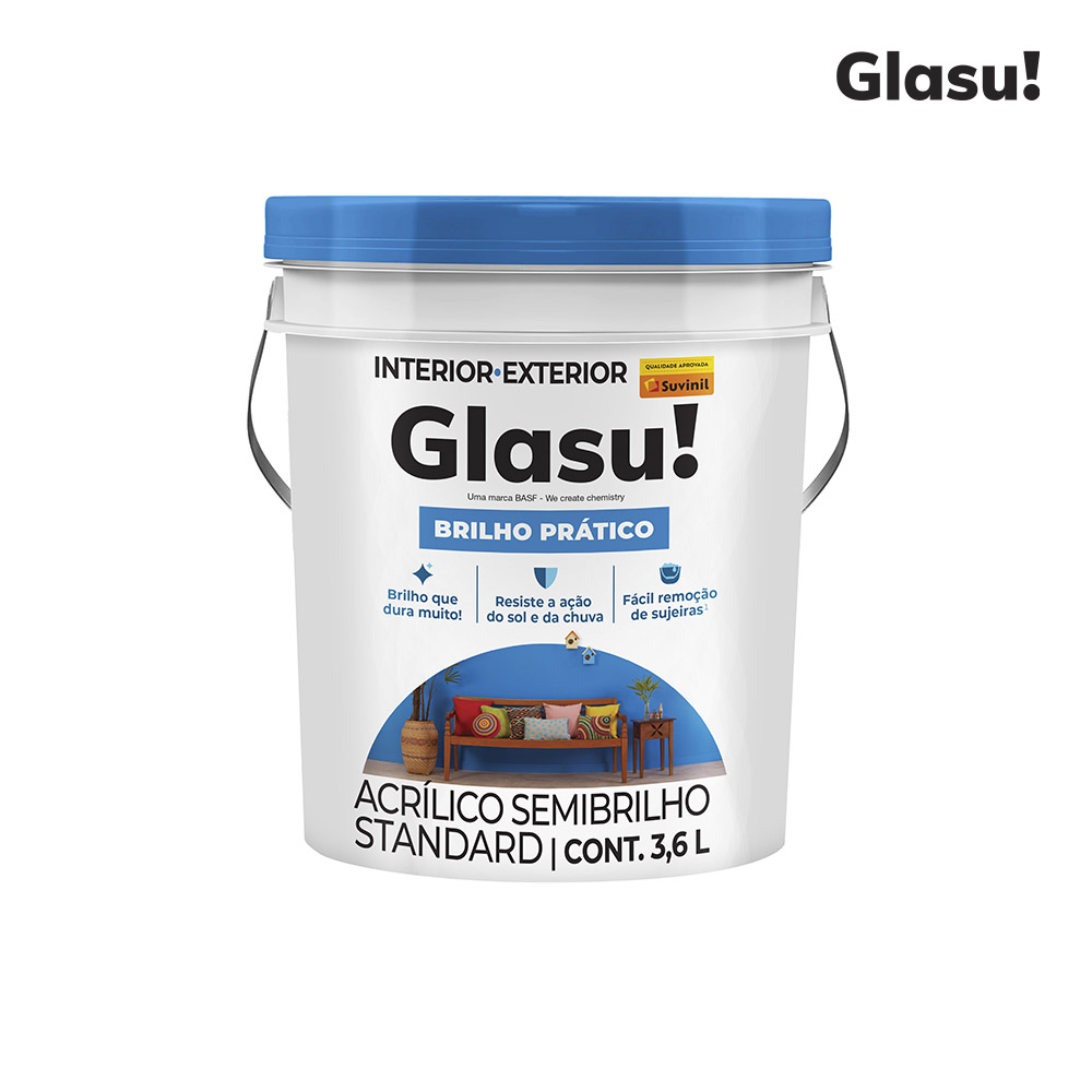 ACRIL GLASU BRI PRATIC SB 3,6L BR NEVE (GALAO PLASTICO)