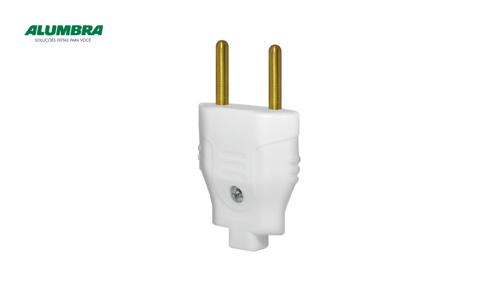 PLUG ALUMBRA MACHO 2P 10A BR
