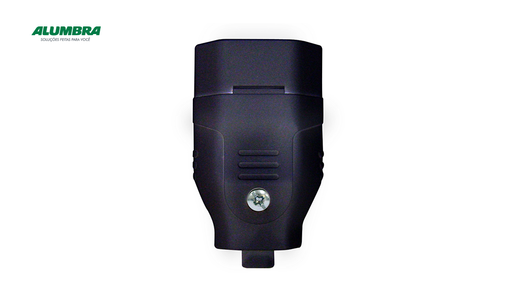 PLUG ALUMBRA FEMEA 2P+T 10A PRETO