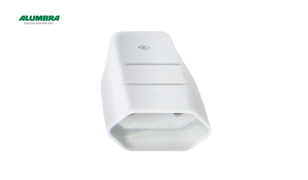 PLUG ALUMBRA FEMEA 2P 10A BRANCO