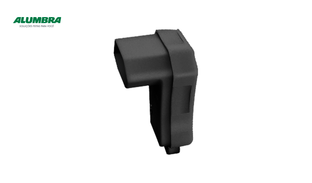 PLUG ALUMBRA FEMEA GIGANTE 2P+T 10A PRETO