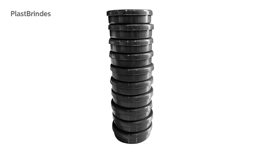 LATINHA APM BRINDES ACRILICA PRETO - COM 10 UNIDADES