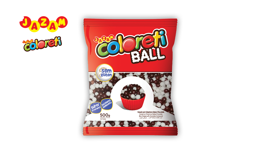 COLORETI JAZAM MINI BALL MISTO - COM 500G UNIDADE