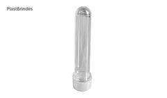 TUBETE APM BRINDES ACRILICA 13CM BRANCO - COM 10 UNIDADES