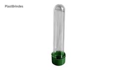 TUBETE APM BRINDES ACRILICA 13CM VERDE ESCURO - COM 10 UNIDADES