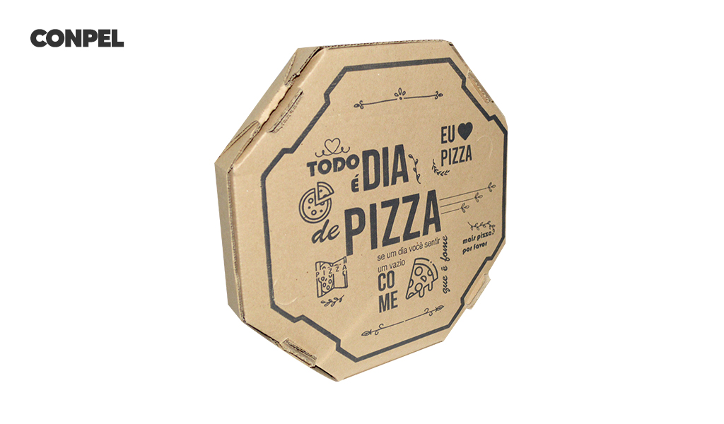 CAIXA CONPEL PARA PIZZA OCTAGONAL SOLTA Nº45 C/25 UNIDADES