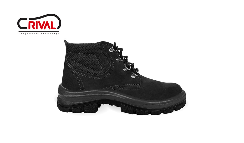 BOTA CRIVAL ACOLCHOADA C/CAD COM BICO N°43 PRETO