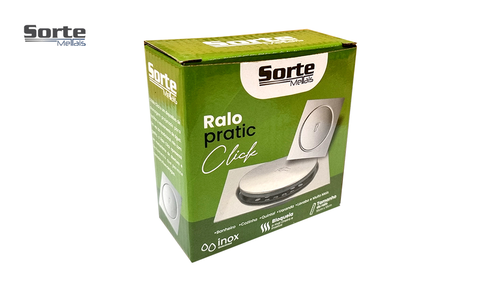 RALO PRATIC SORTEMETAIS CLICK ACO INOX 10X10CM