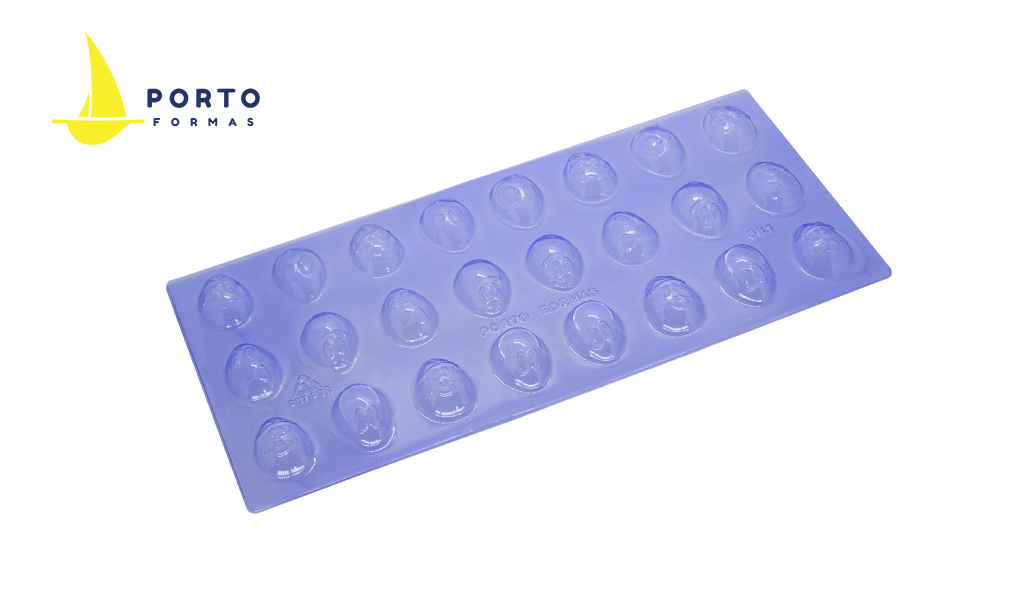 FORMA PORTO MODELAGEM OVINHOS ROSTOS - TAMANHO 60X43,5X20MM