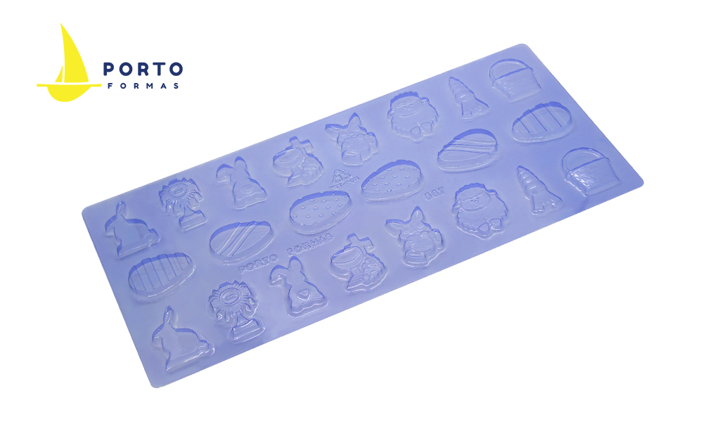 FORMA PORTO FORMAS APLIQUES PASCOA DIVERSOS - TAMANHO 10MM