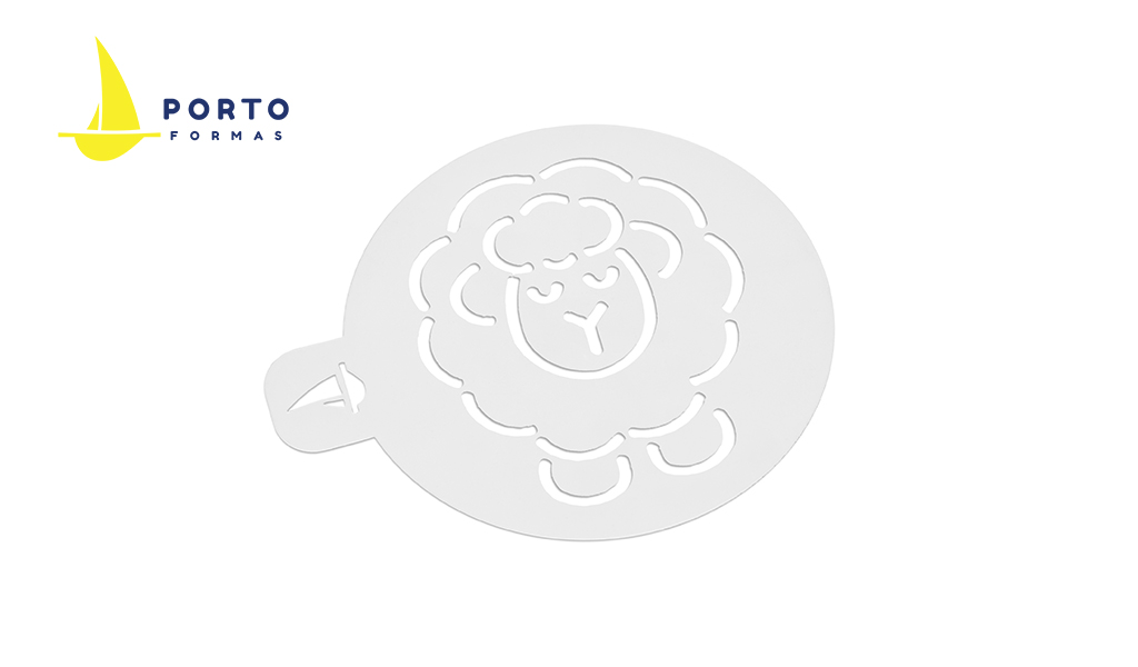 STENCIL  PORTO FORMAS CORDEIRINHO 7CM