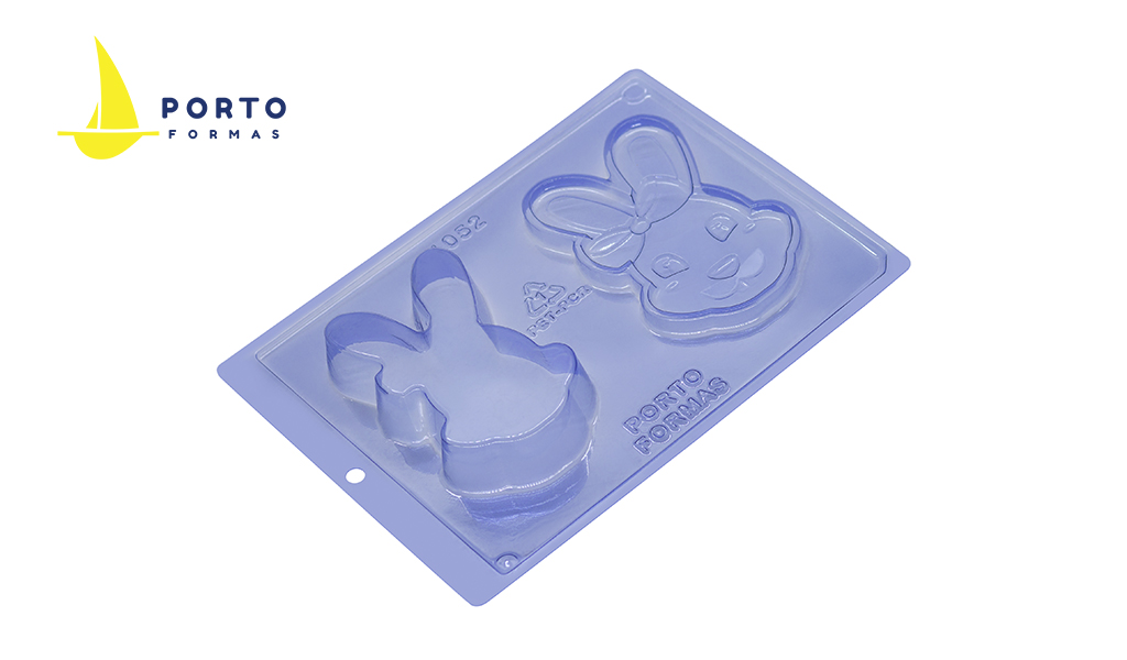 FORMA PORTO SILICONE PARTES COELHA PORTA JOIA ESPECIAL - TAMANHO 120X73X35MM.