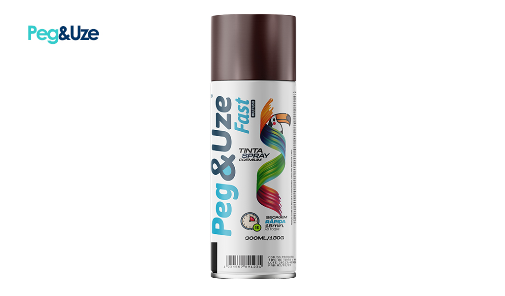 TINTA SPRAY PEG&UZE COBRE METALICO 130G/300ML