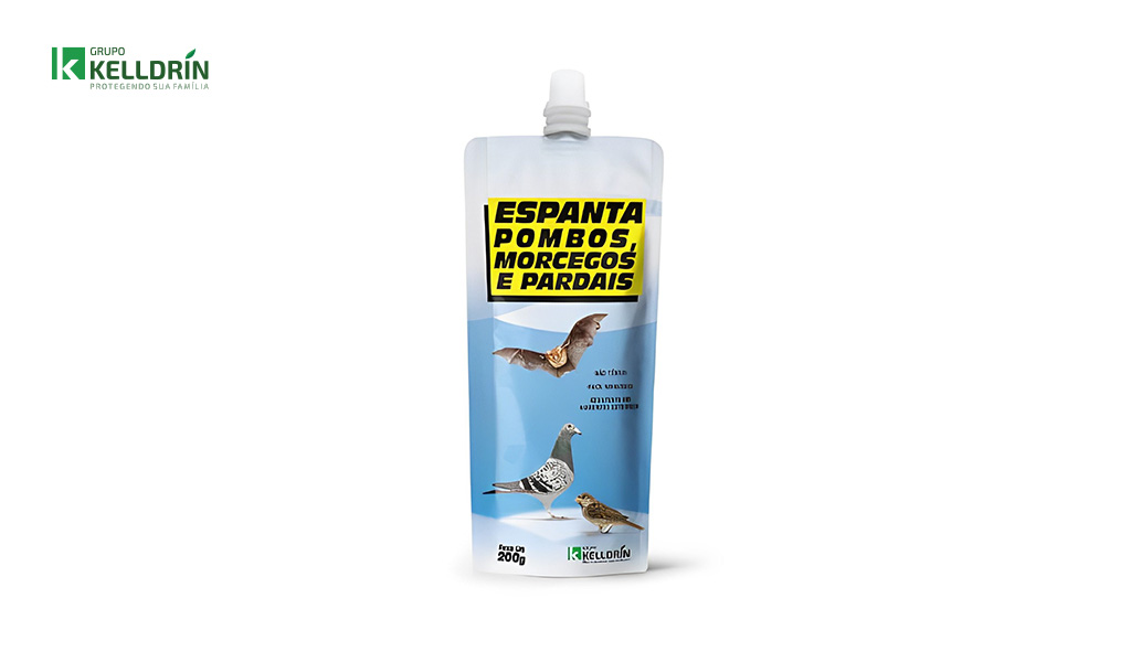 ESPANTA POMBOS,MORCEGOS E PARDAIS KELLDRIN - BOLSA/SACHE C/200G