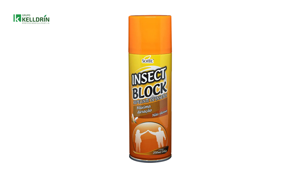 REPELENTE KELLDRIN INSECT BLOCK AEROSSOL 200ML/146G