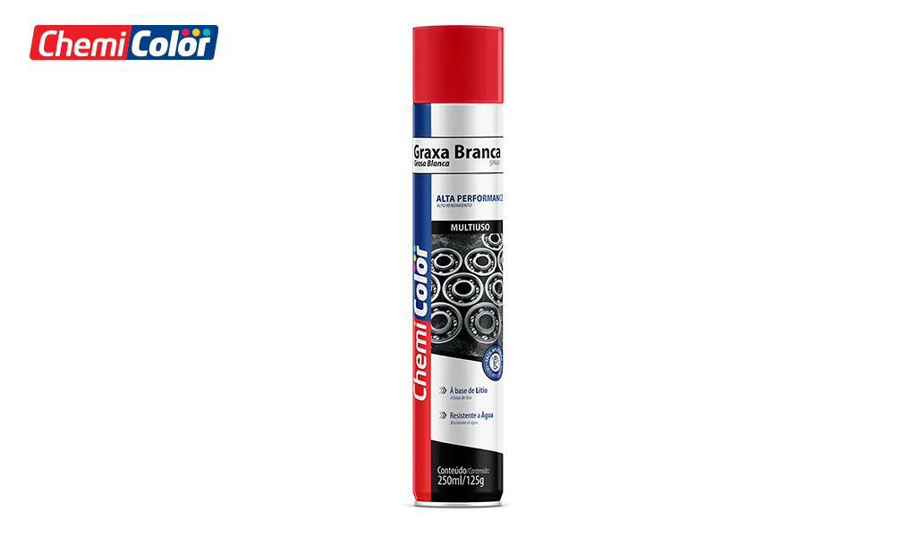 GRAXA CHEMICOLOR LITIO BRANCA 250ML/125G