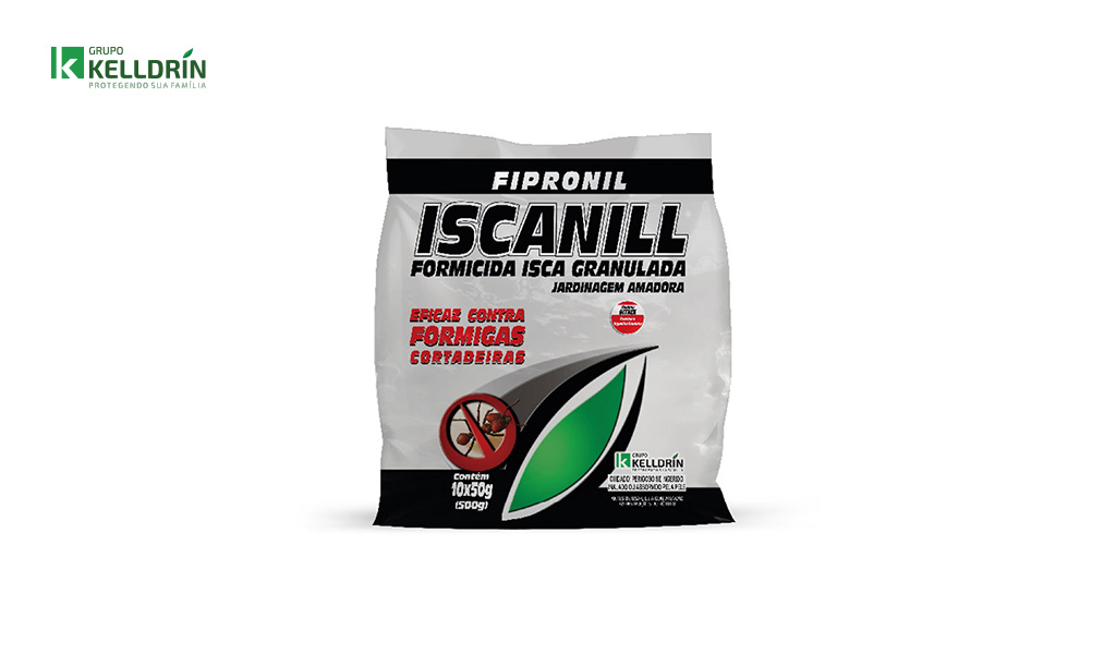 ISCANILL KELLDRIN FORMICIDA ISCA GRANULADO - PACOTE C/500G